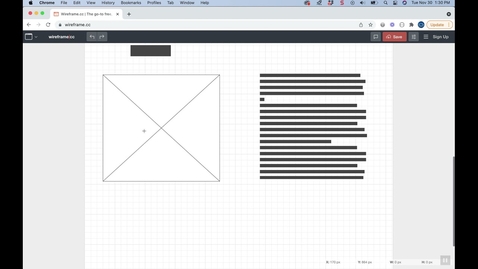 Thumbnail for entry Creating a wireframe using wireframe.cc