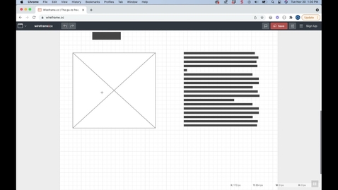 Thumbnail for Creating a wireframe using wireframe.cc