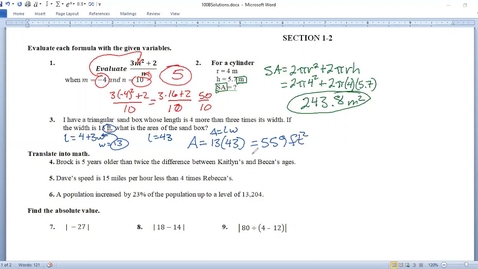 Thumbnail for Old 100B 1-2 Solutions 1-9