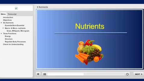 Thumbnail for entry 6 Nutrients