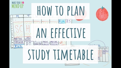 Thumbnail for How To Make An EFFECTIVE STUDY TIMETABLE | Revision Timetable | Productivity