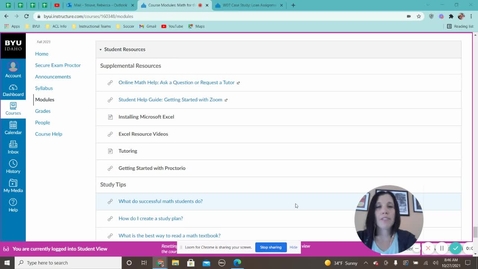 Thumbnail for Live Video of Excel on Chromebook