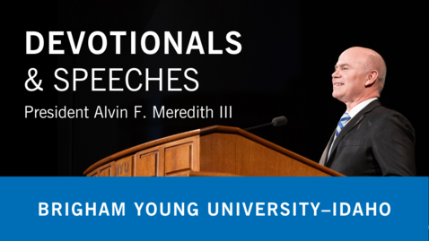 Thumbnail for ASL: President Alvin F. Meredith III - &quot;The Atonement of Jesus Christ&quot;