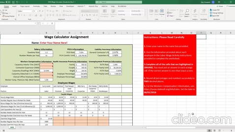 Thumbnail for WAGE CALCULATOR ASSIGNMENT PART I