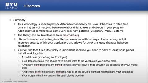 Thumbnail for entry Hibernate Introduction