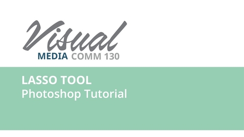 Thumbnail for Lasso Tool | Photoshop