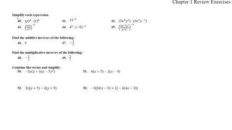 Thumbnail for Math 101 1-Review Solutions 40-53