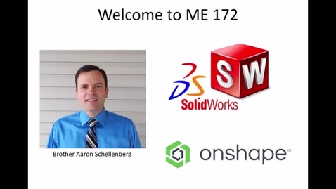 Thumbnail for ME 172 Welcome Video