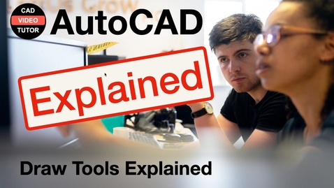 Thumbnail for AutoCAD Explained - Using the POLYGON Command