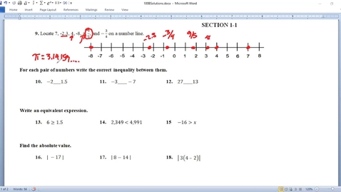 Thumbnail for 100B 1-1 Solutions 9-18