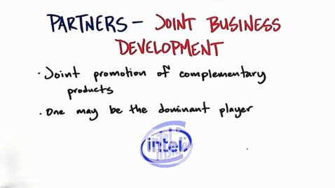 Thumbnail for entry Joint Business Development