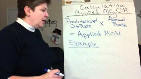 Thumbnail for Calculating Applied Manufacturing Overhead