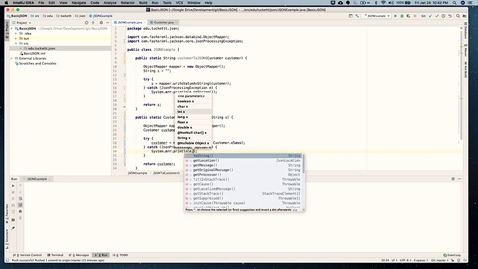 Thumbnail for JSON Example