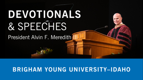 Thumbnail for Alvin F. Meredith III - &quot;Winter 2025 Commencement Address&quot;