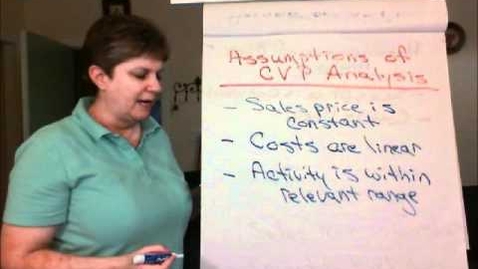 Thumbnail for Assumptions of Cost-Volume-Profit Analysis