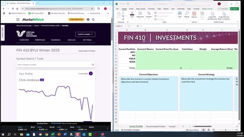 Thumbnail for FIN Week 13 Stock Market Experience