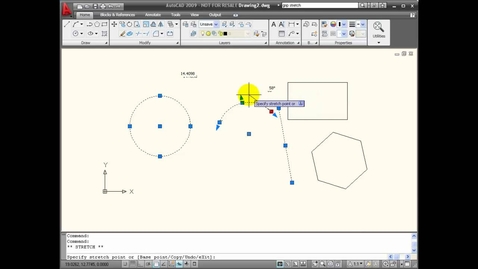 Thumbnail for AutoCAD Tutorials - Using GRIP Selection