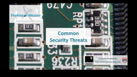 Thumbnail for entry Common Security Threats 