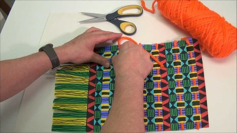 Thumbnail for Paper Strip Kente Weaving - Project #164