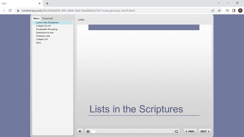 Thumbnail for Lists