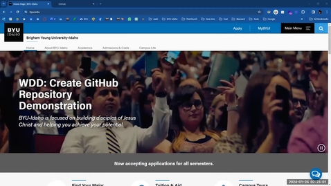 Thumbnail for Create a GitHub Repository - In GitHub