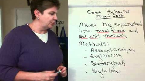 Thumbnail for Need to Separate Mixed Costs
