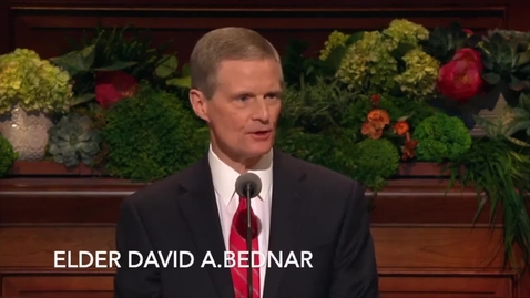 Thumbnail for David A Bednar 2019 April  Two Guideline for what we can and can't say about the Temple