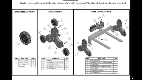 Thumbnail for ME 172 8.7 - Stair Climbing Piano Dolly Invention