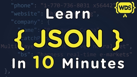 Thumbnail for Learn JSON in 10 Minutes