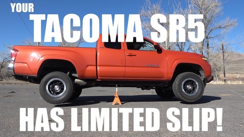 Thumbnail for 2016 Toyota Tacoma SR5 Auto LSD Limited Slip Testing SURPRISE RESULT!
