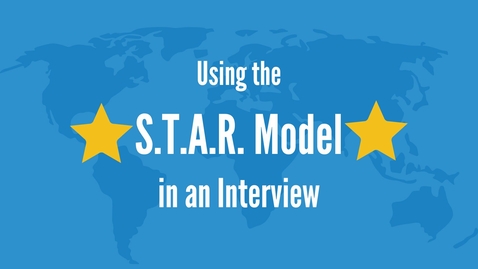Thumbnail for entry Using STAR Model in an Interview