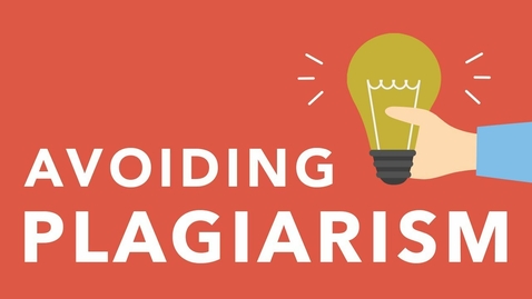 Thumbnail for Avoiding Plagiarism