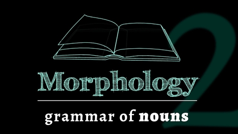 Thumbnail for Grammar of Words: Nouns (Lesson 2 of 7)