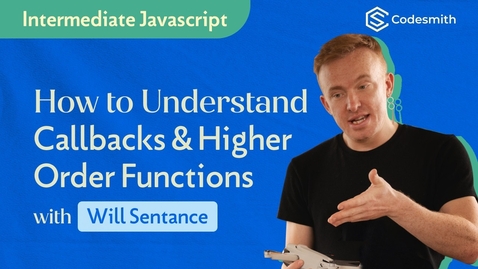Thumbnail for JavaScript the Hard Parts: How to Understand Callbacks &amp; Higher Order Functions