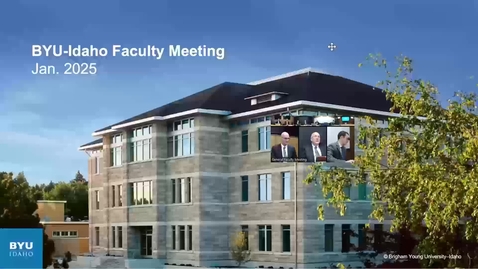 Thumbnail for All Faculty Meeting, January 24th 2025