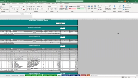 Thumbnail for CONST 285 Lab Walkthrough: Small Cottage Subcontractors