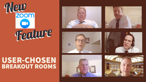 Thumbnail for User-chosen breakout rooms