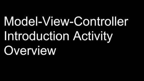 Thumbnail for Getting Started with MVC