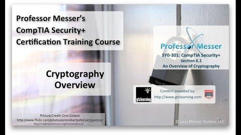 Thumbnail for entry Cryptography Overview 