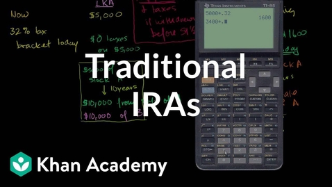 Thumbnail for Traditional IRAs | Finance &amp; Capital Markets | Khan Academy