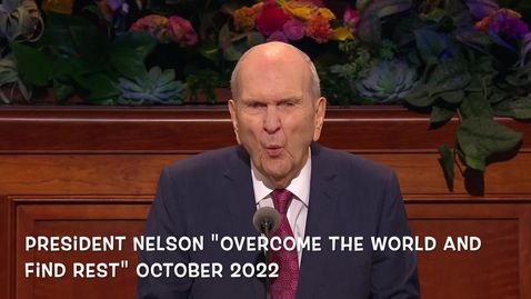Thumbnail for Russell M Nelson 22o 1 Between Now and 2nd Coming Greatest Manifestations Lords Power Miracles