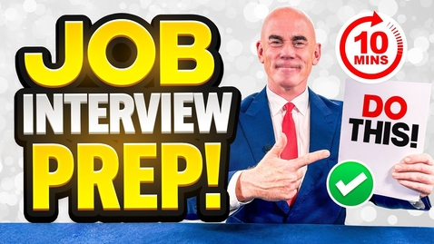 Thumbnail for HOW TO PREPARE FOR AN INTERVIEW IN JUST 10 MINUTES! (Interview Advice &amp; Tips!) QUESTIONS &amp; ANSWERS!