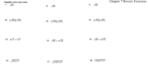 Thumbnail for Math 101 7-Review Solutions 7-18