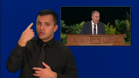 Thumbnail for ASL: Elder Hans T. Boom - &quot;I Can Do All Things Through Christ Which Strengtheneth Me&quot;