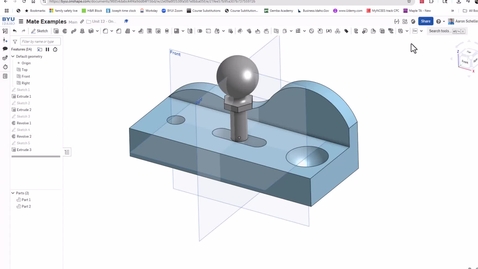 Thumbnail for VIDEO A- Basic Assemblies in Onshape