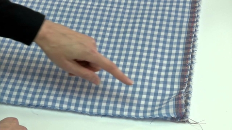 Thumbnail for How to Straighten a Fabric's Grain