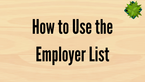 Thumbnail for Employer List
