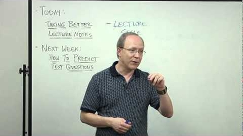 Thumbnail for How To Take Better Lecture Notes | LBCC Study Skills