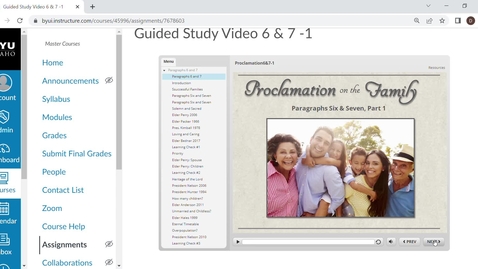 Thumbnail for Guided Study Video 6 &amp; 7 -1