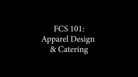 Thumbnail for FCS101-ApparelDesignAndCatering